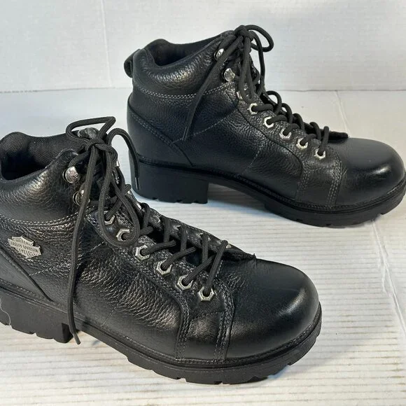 Women's Size 9 Harley Boots - Picture 4 of 16